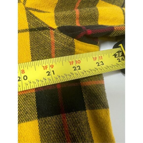 Amazon Essentials Men’s Cotton Plaid Shirt Long Sleeve Regular Fit Buttoned Sz M - Picture 7 of 11